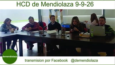 Concejo de Mendiolaza 9 de septiembre de 2026