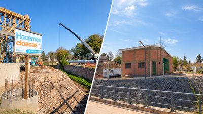 Villa Allende inicia las conexiones cloacales