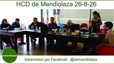 Concejo de Mendiolaza 26 de agosto de 2026